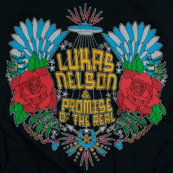 Lukas Nelson & Promise Of The Real World Tour 2018 Black T-Shirt