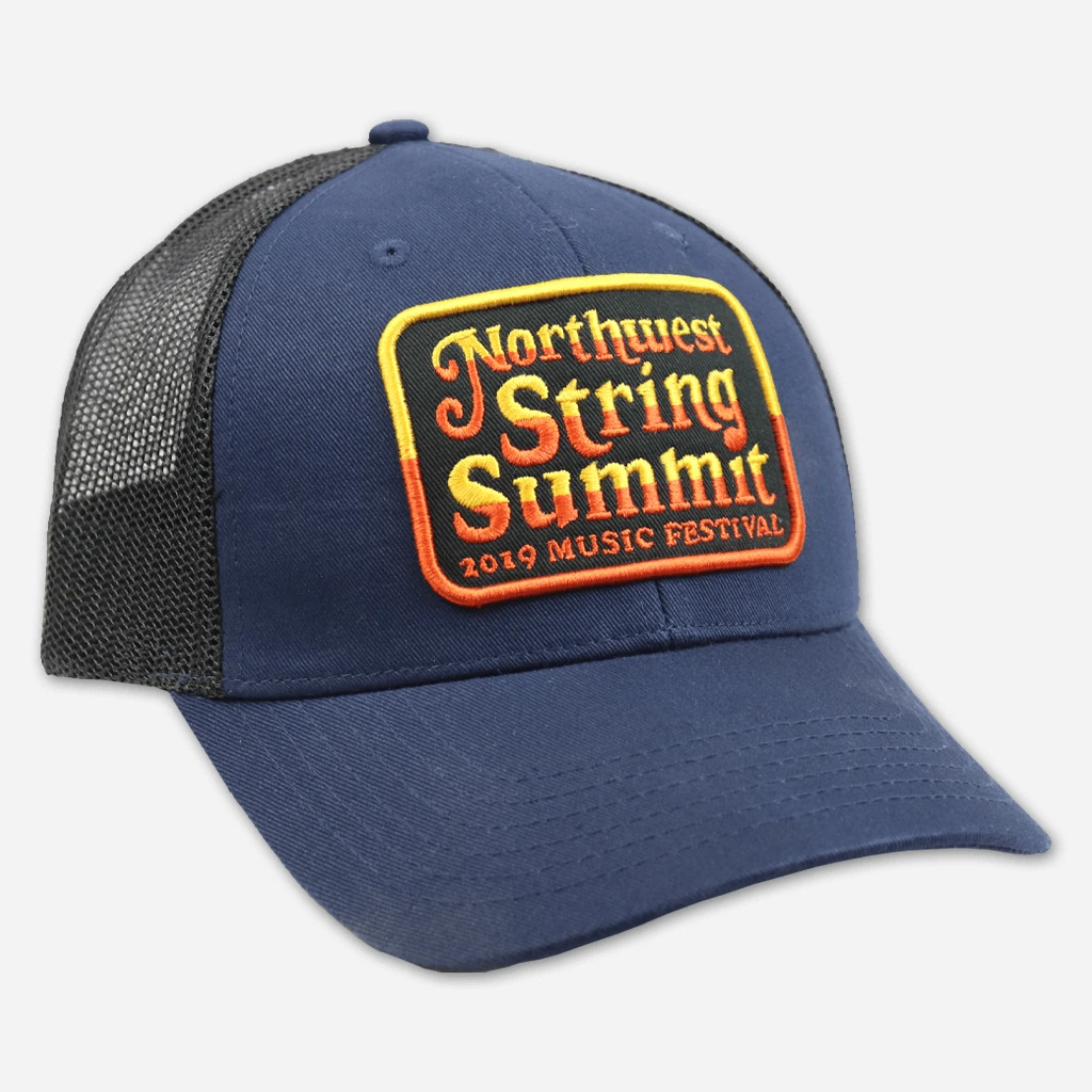 Northwest String Summit New Merch Retro Mesh Snapback Hat