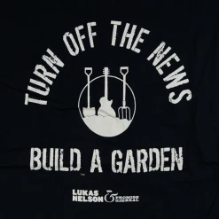 Lukas Nelson & Promise Of The Real New Merch Turn Off The News 2019 Tour T-Shirt