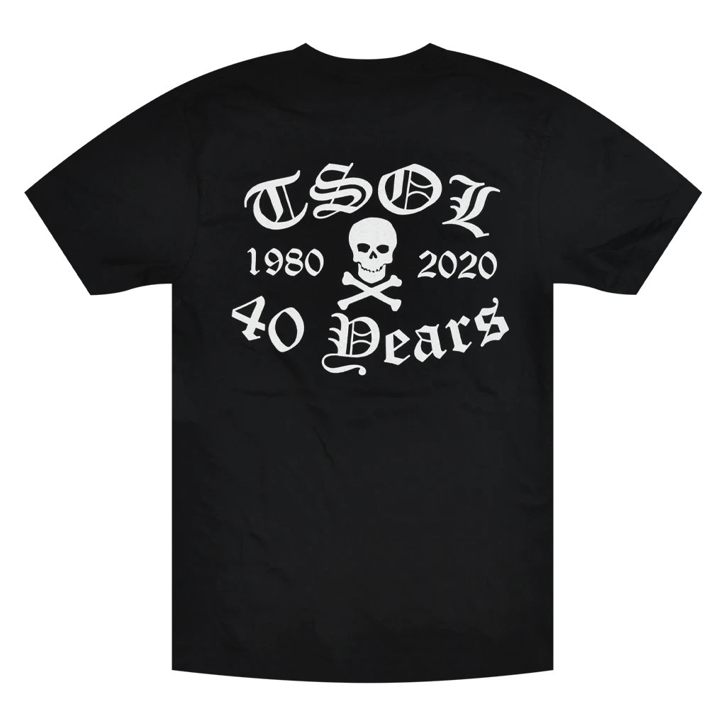 T.S.O.L. 40 Years Pocket Print T-Shirt New Merch