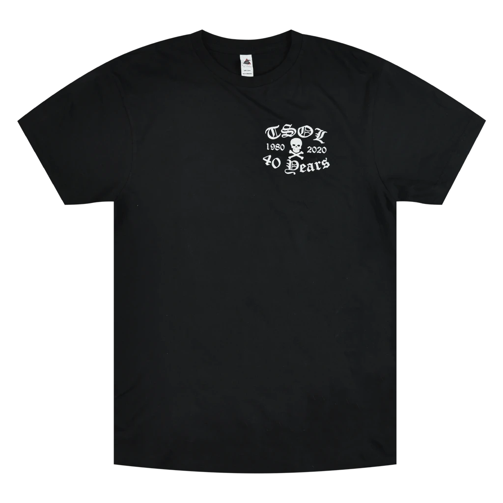 T.S.O.L. 40 Years Pocket Print T-Shirt New Merch