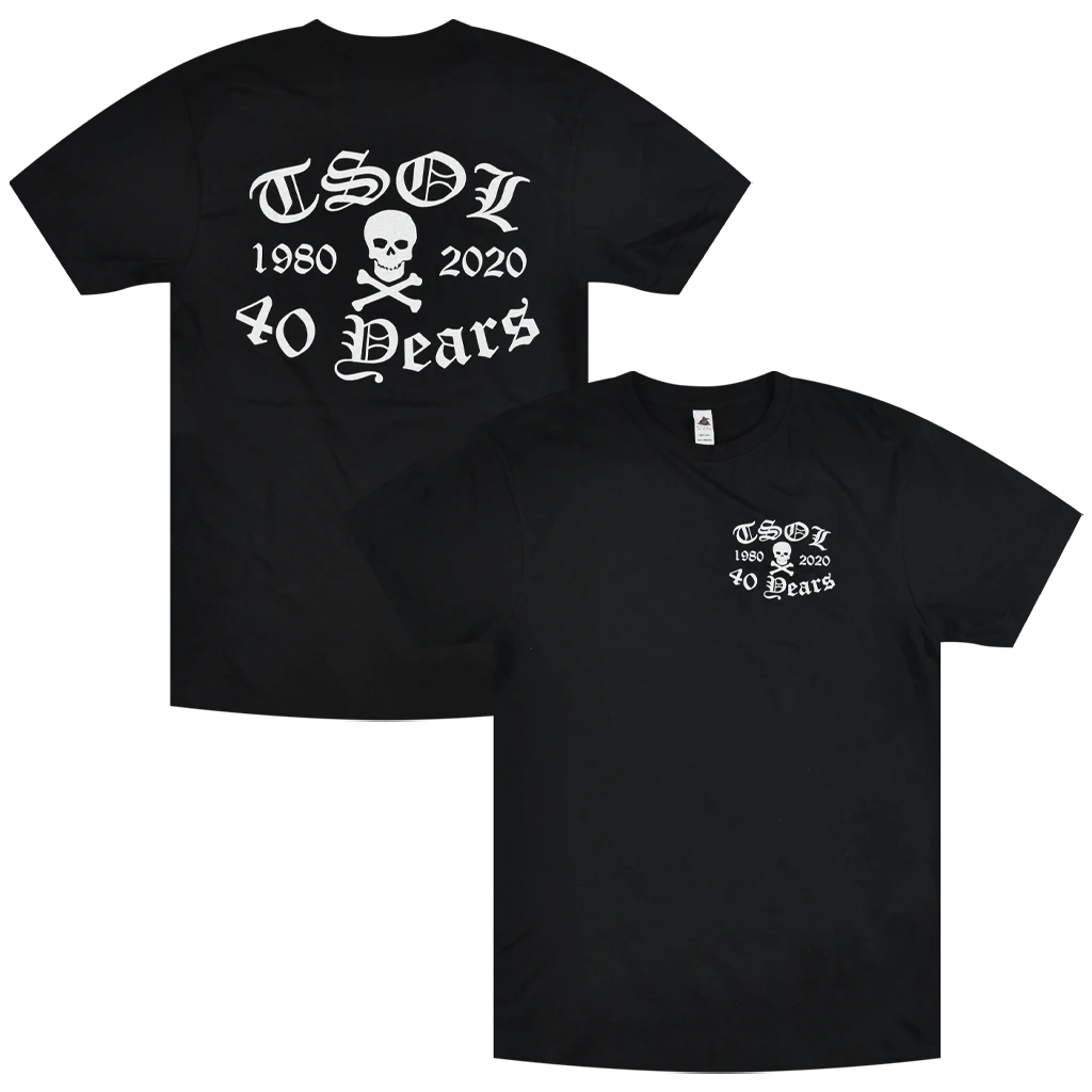T.S.O.L. 40 Years Pocket Print T-Shirt New Merch
