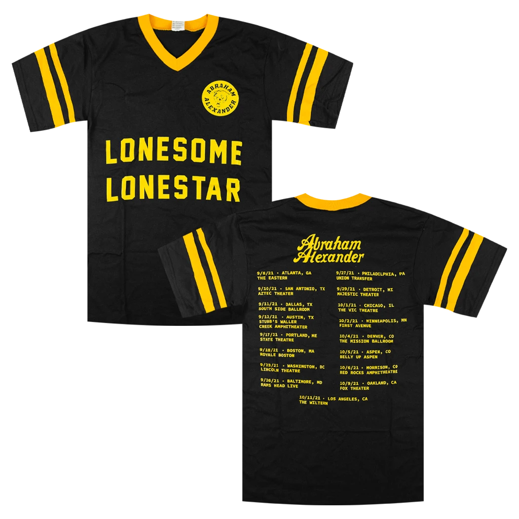 Abraham Alexander New Merch Fall Tour Jersey
