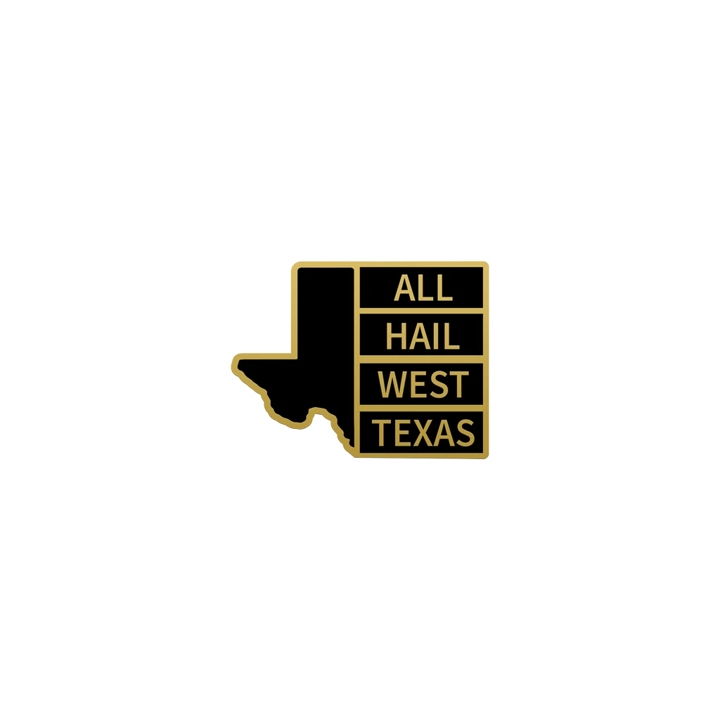 The Mountain Goats All Hail West Texas Enamel Pin New Merch