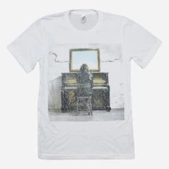 Delta Spirit Into The Wild Fall 2014 Tour White Poly-Cotton T-Shirt