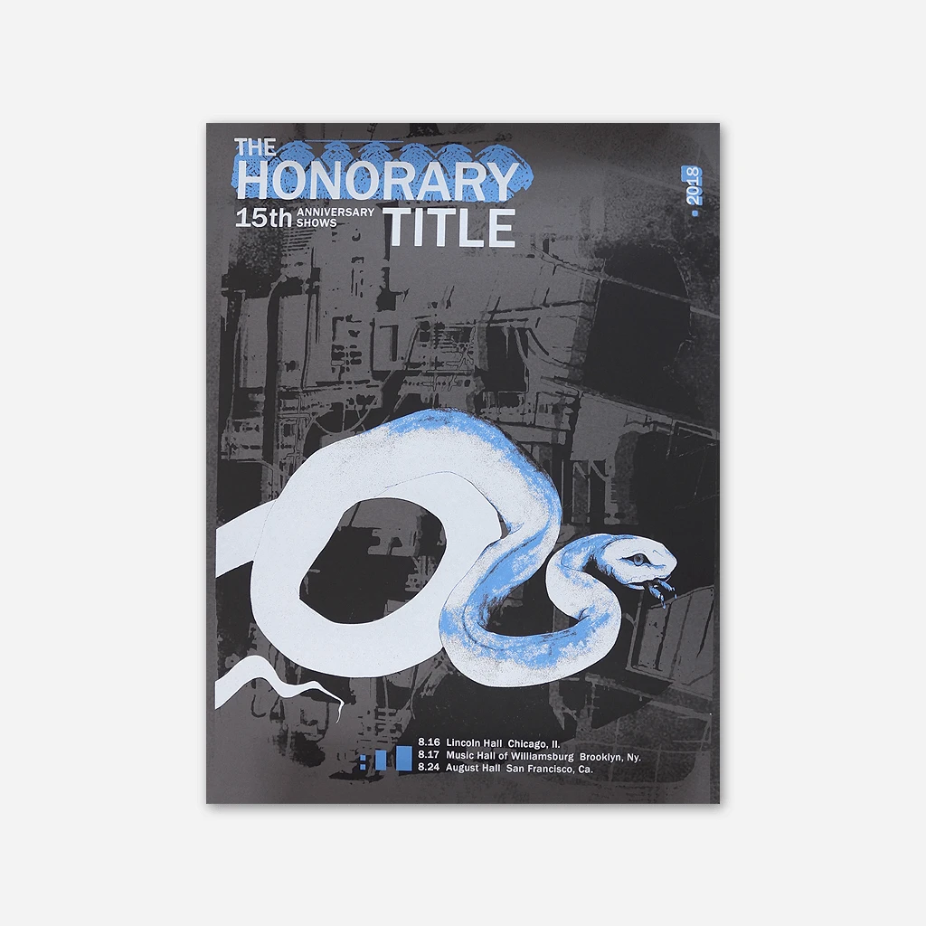 The Honorary Title 15th Anniversary Limited Edition Show Posters