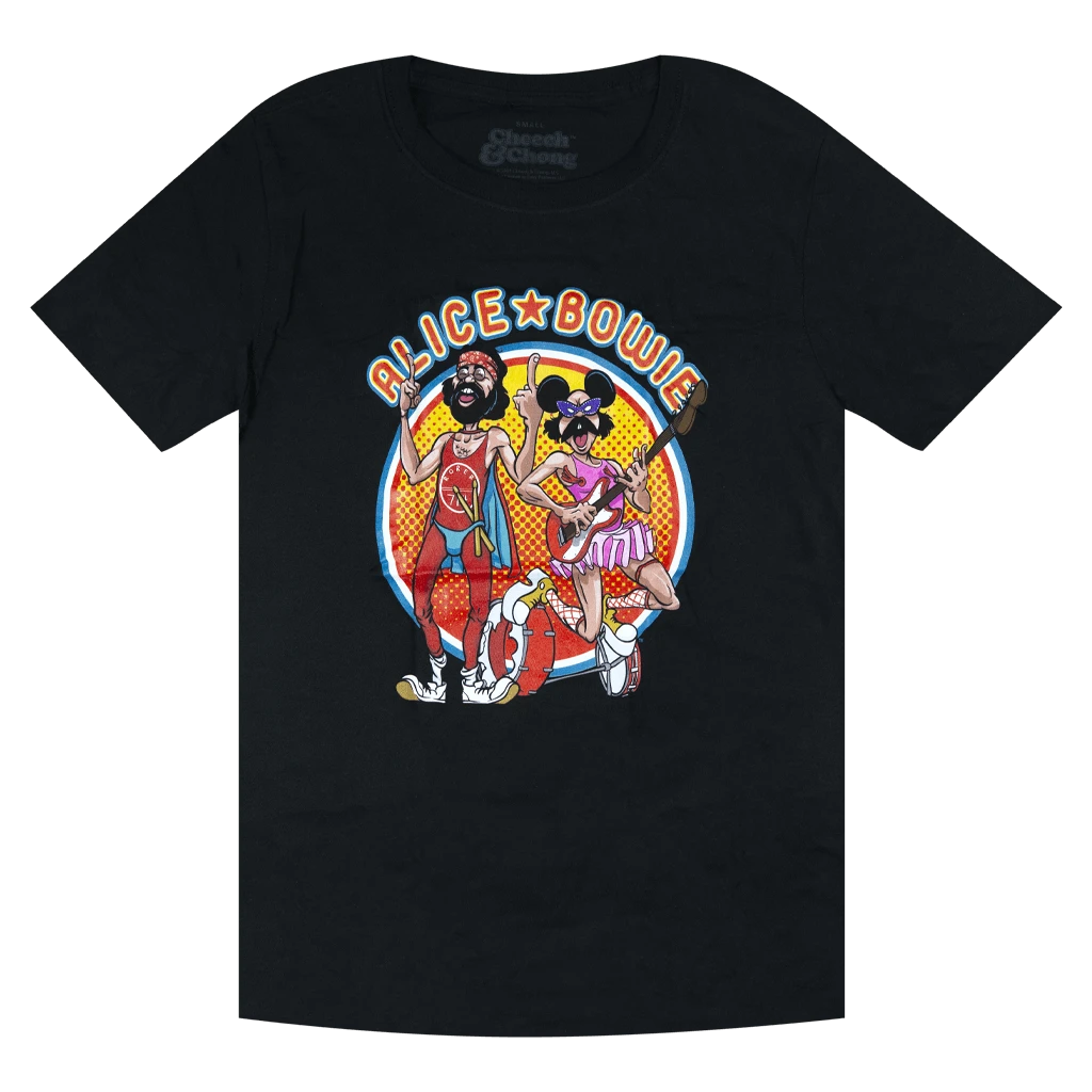 Cheech And Chong Alice & Bowie T-Shirt New Merch