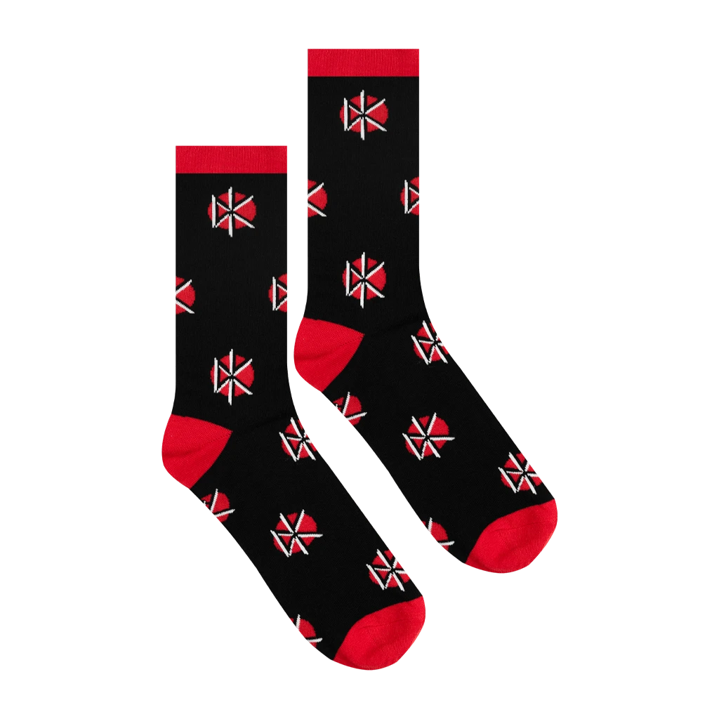 Dead Kennedys New Merch DK Logo Pattern Socks