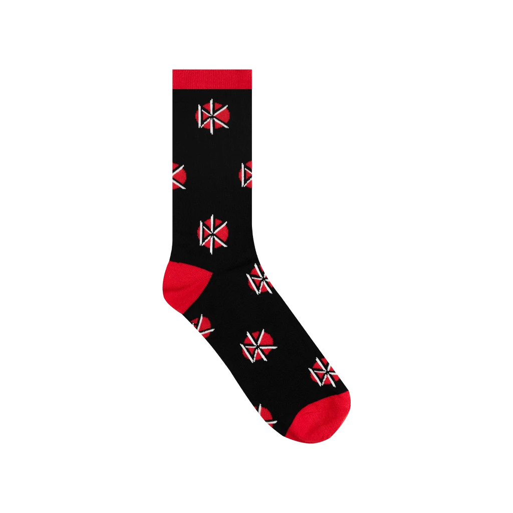 Dead Kennedys New Merch DK Logo Pattern Socks