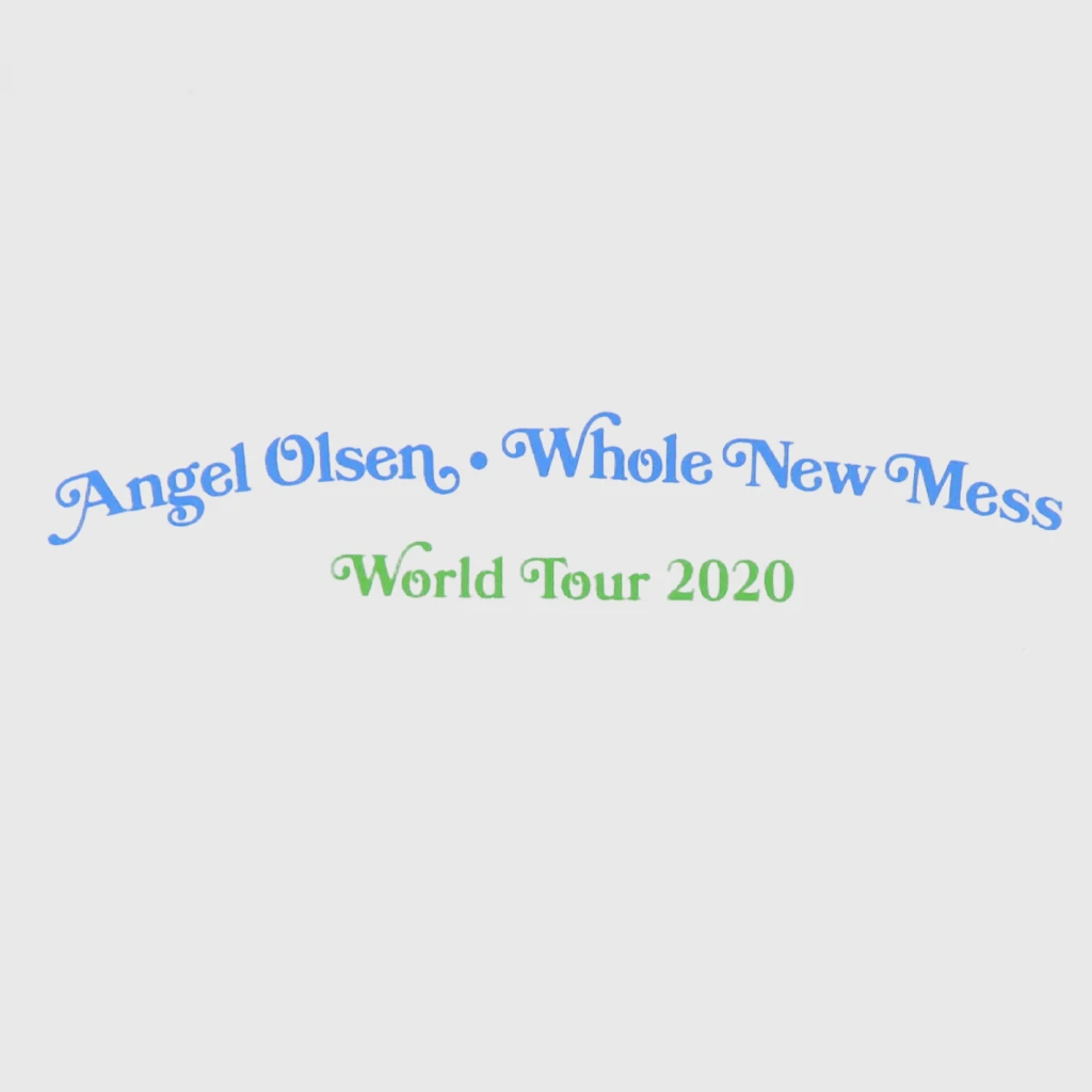 Angel Olsen Whole New Mess 2020 Tour White T-Shirt New Merch
