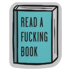 Autostraddle Read A Fucking Book Sticker New Merch