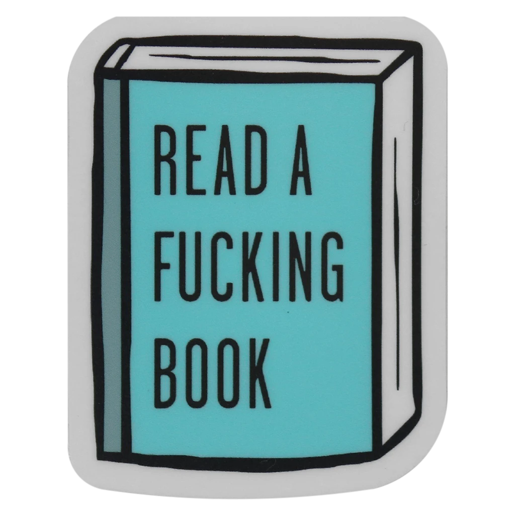 Autostraddle Read A Fucking Book Sticker New Merch