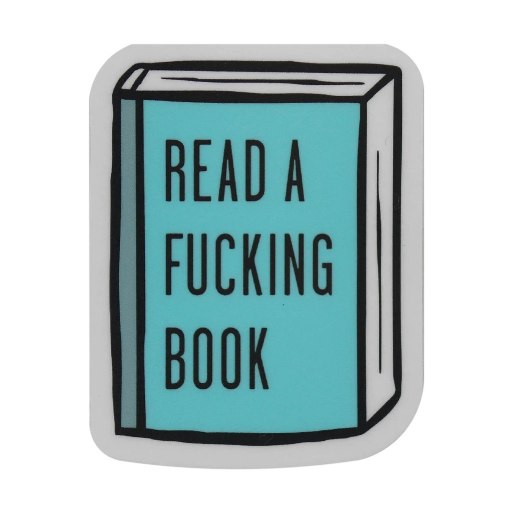 Autostraddle Read A Fucking Book Sticker New Merch