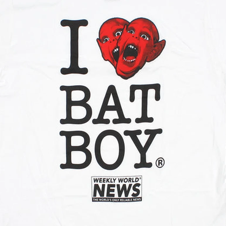 Weekly World News New Merch I Heart Bat Boy Ringer T-Shirt