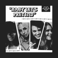 L.A. Exes Baby Let's Pretend Black T-Shirt New Merch