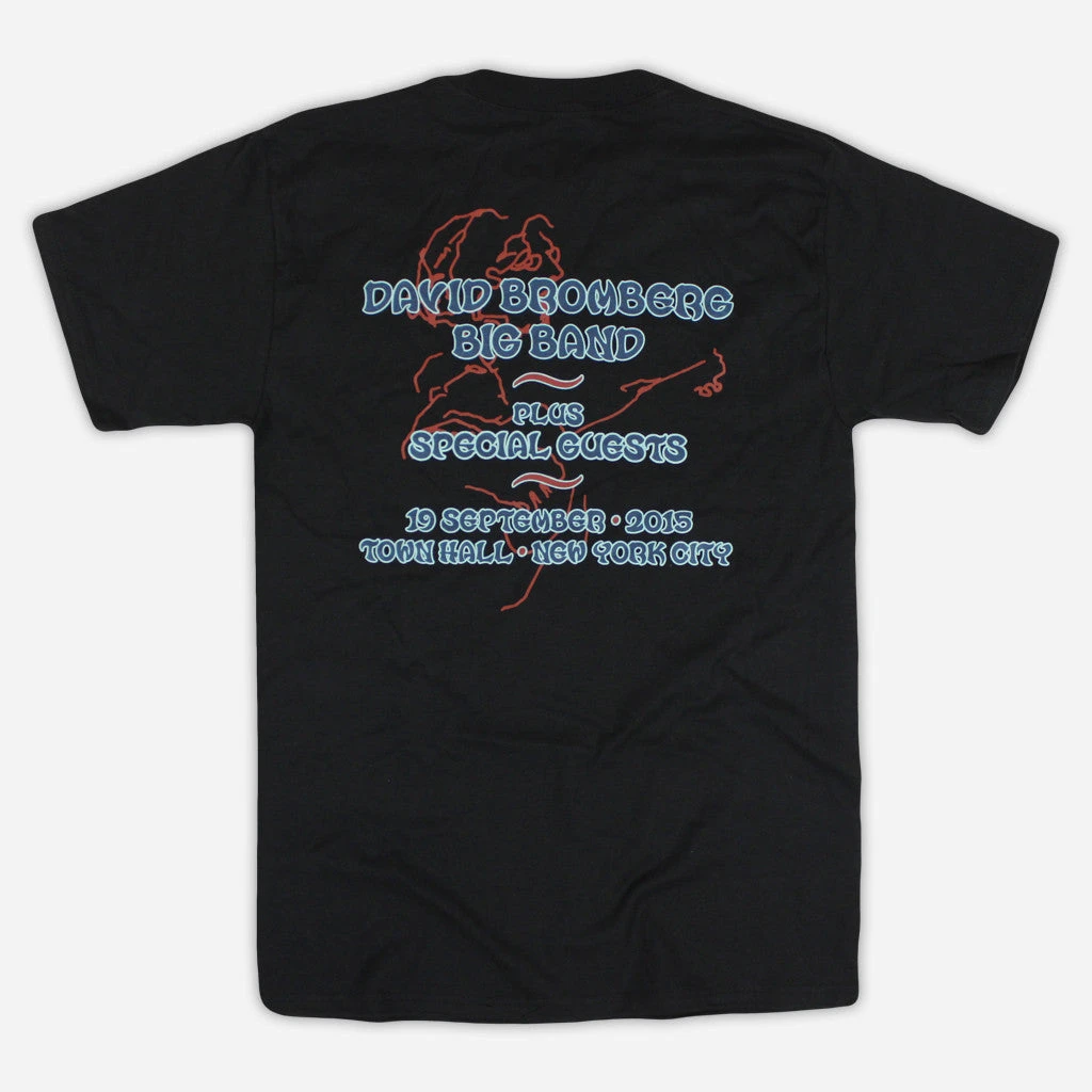David Bromberg 70th Bucket List Birthday Bash Black T-Shirt New Merch