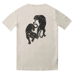 Black Pumas Deluxe Double Pumas Cream T-Shirt