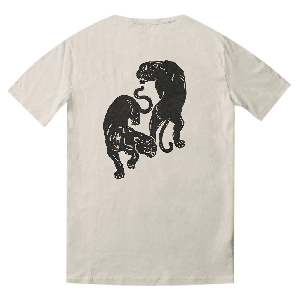 Black Pumas Deluxe Double Pumas Cream T-Shirt