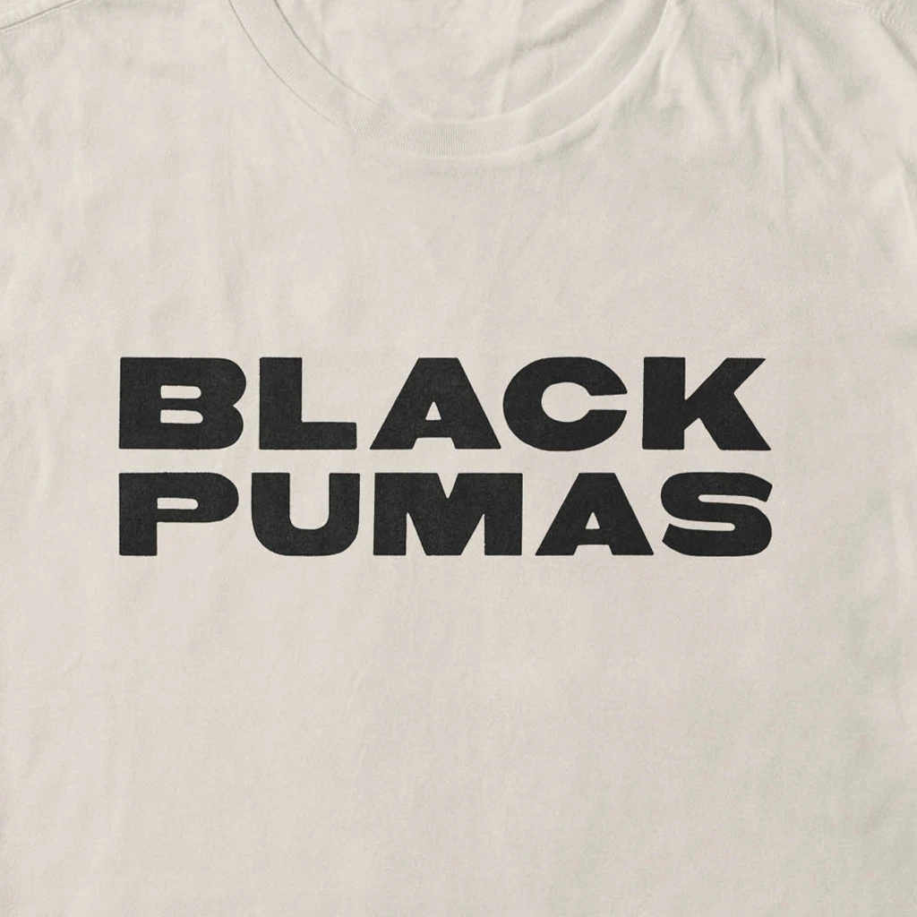 Black Pumas Deluxe Double Pumas Cream T-Shirt