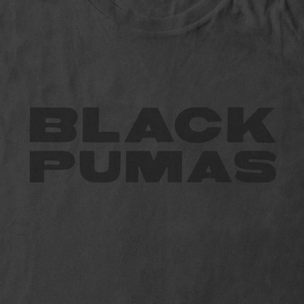 Black Pumas Deluxe Double Pumas Dark Grey T-Shirt