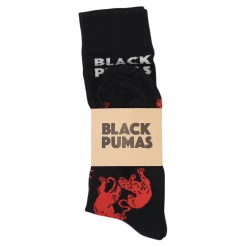 Black Pumas Double Puma Crew Socks New Merch