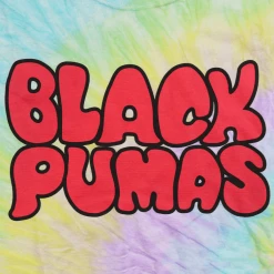 Black Pumas New Merch Retro Tie Dye T-Shirt