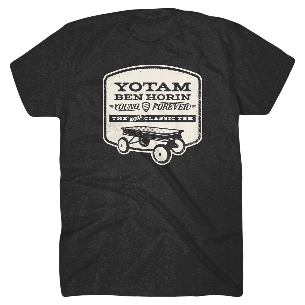 Yotam Ben Horin Young Forever Wagon Tri-Black T-Shirt New Merch