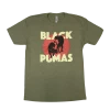 Black Pumas New Merch Double Puma Military Green Triblend T-Shirt