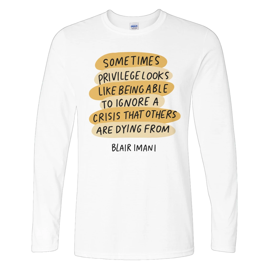 Blair Imani Sometimes White Long Sleeve New Merch