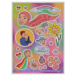 Blair Imani Sticker Set Illustrated By Antoinette Thomas