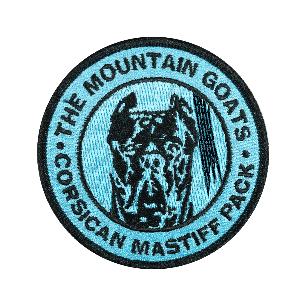 The Mountain Goats New Merch Mastiff Patch