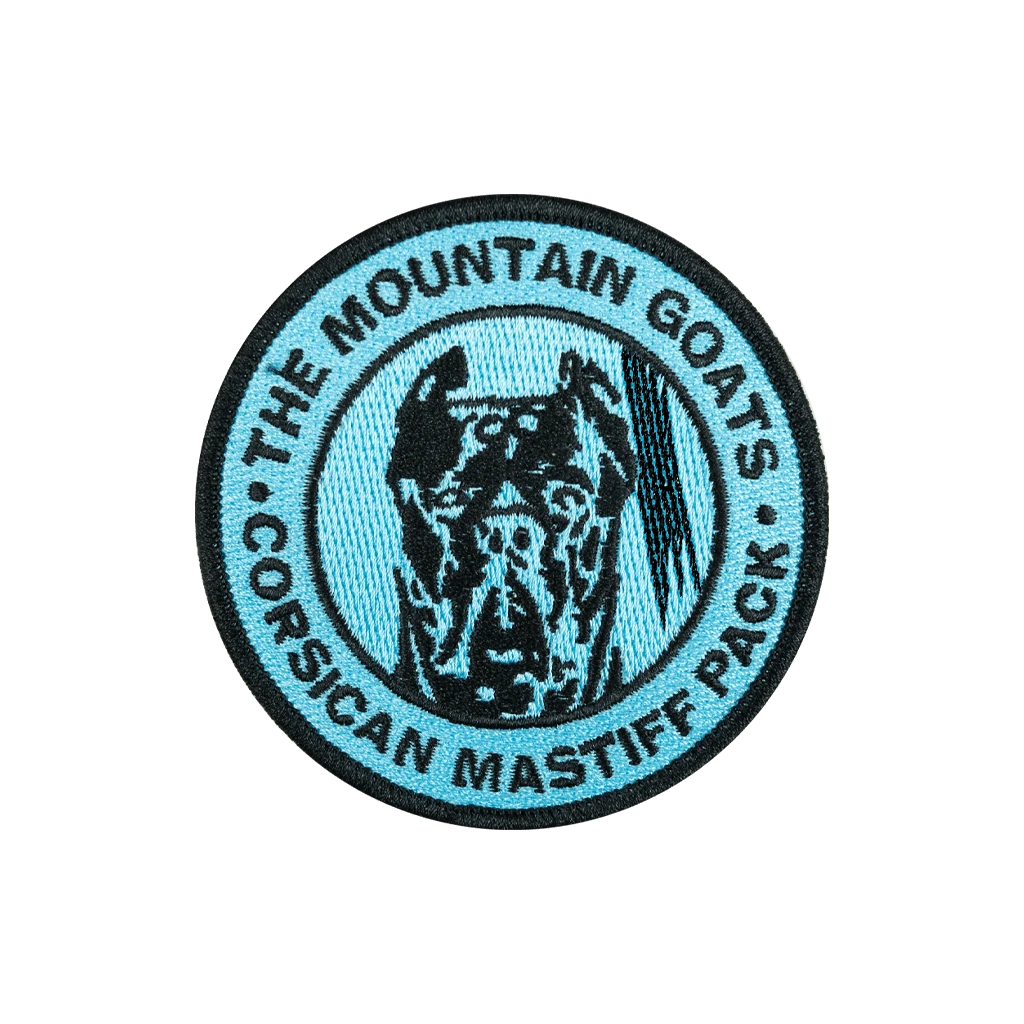 The Mountain Goats New Merch Mastiff Patch