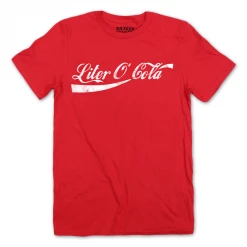 Broken Lizard Liter O' Cola Red T-Shirt
