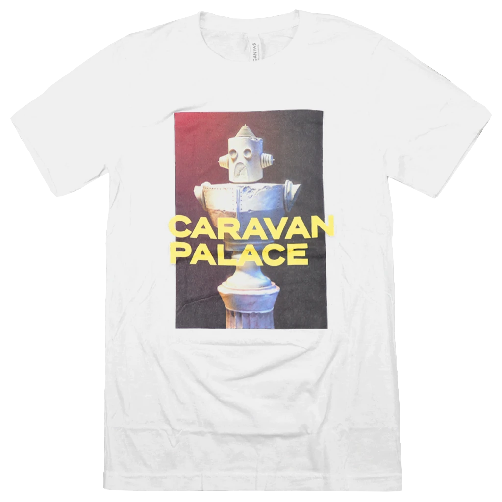 Caravan Palace Chronologic White T-Shirt New Merch