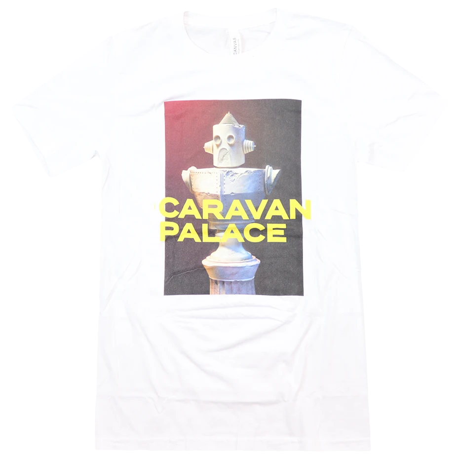 Caravan Palace Chronologic White T-Shirt New Merch
