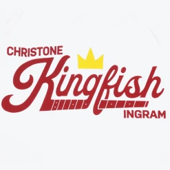 Christone "Kingfish" Ingram Homerun White & Maroon Baseball Tee New Merch