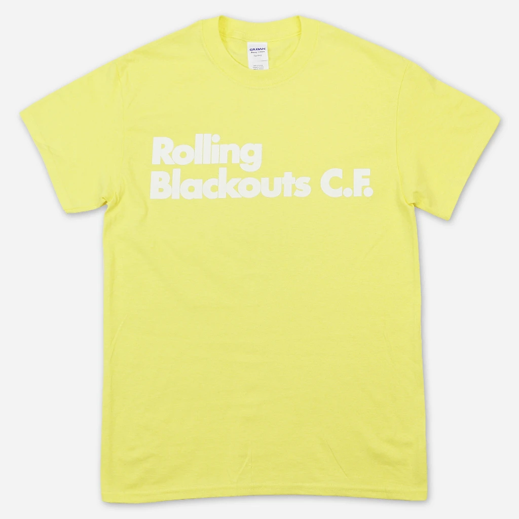 Rolling Blackouts Coastal Fever Classic Yellow T-Shirt New Merch