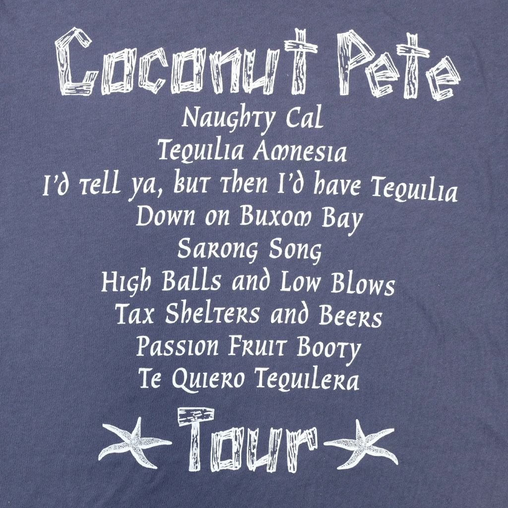 Broken Lizard New Merch Coconut Pete Tour 1978 Vintage Navy T-shirt