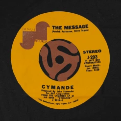 Cymande The Message 45 Black T-Shirt