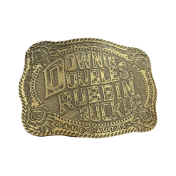 Paul Cauthen New Merch Downin’ Doubles, Rubbin’ Buckles Belt Buckle