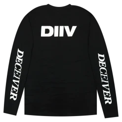 DIIV New Merch Deceiver Horsehead Long Sleeve Black T-Shirt