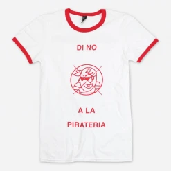 Neon Indian Di No A La Pirateria Ringer T-Shirt New Merch