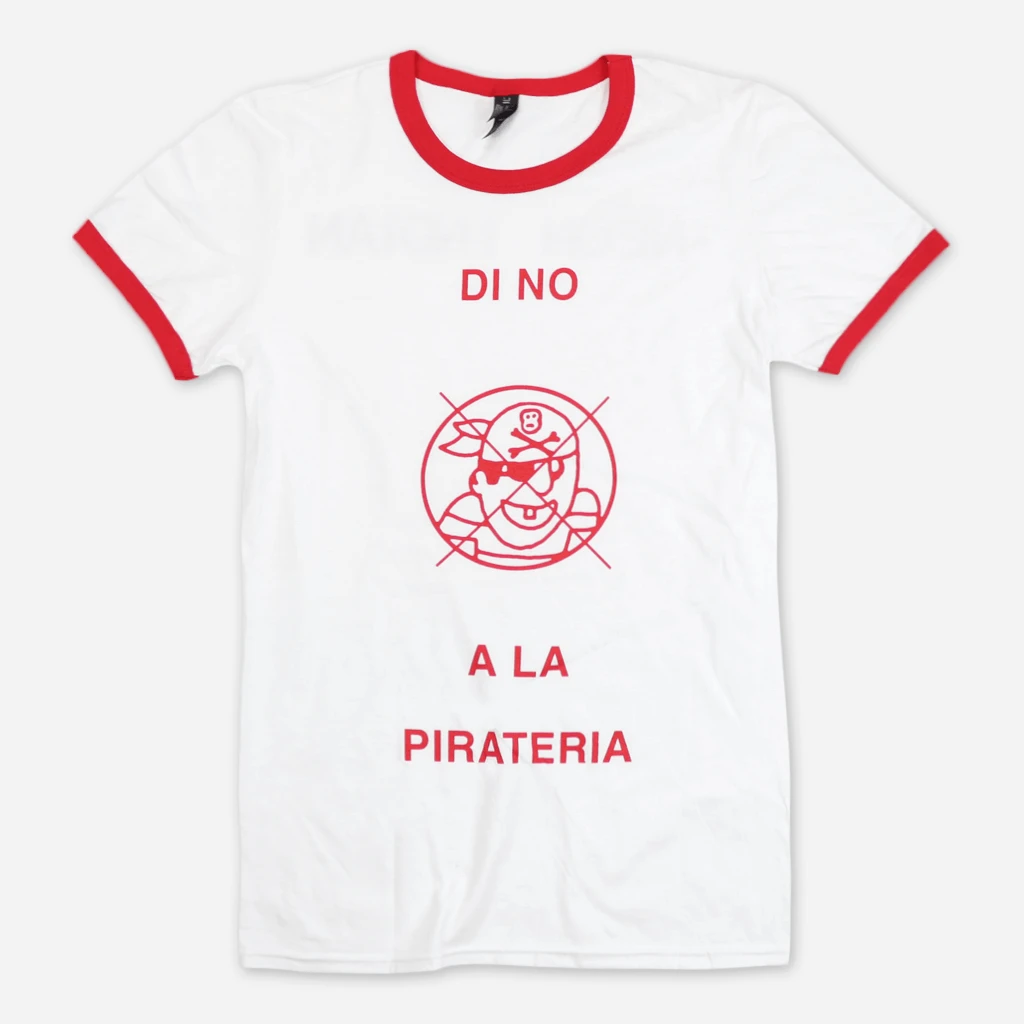 Neon Indian Di No A La Pirateria Ringer T-Shirt New Merch