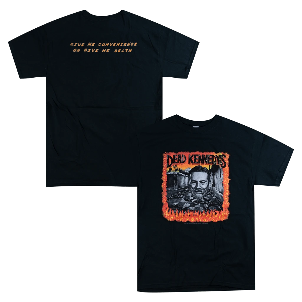Dead Kennedys New Merch Give Me Convenience With Back Black T-Shirt