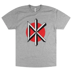 Dead Kennedys DK Logo Grey T-Shirt (Front Print Only)