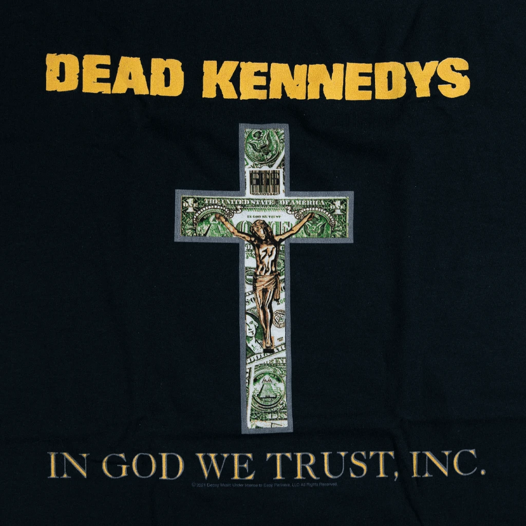 Dead Kennedys In God We Trust, Inc. Cross Black T-Shirt New Merch
