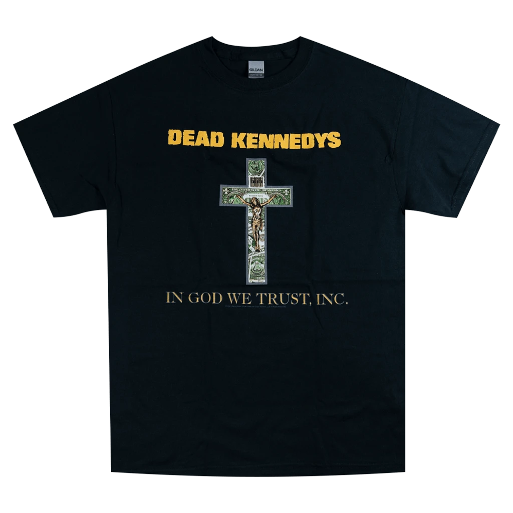 Dead Kennedys In God We Trust, Inc. Cross Black T-Shirt New Merch