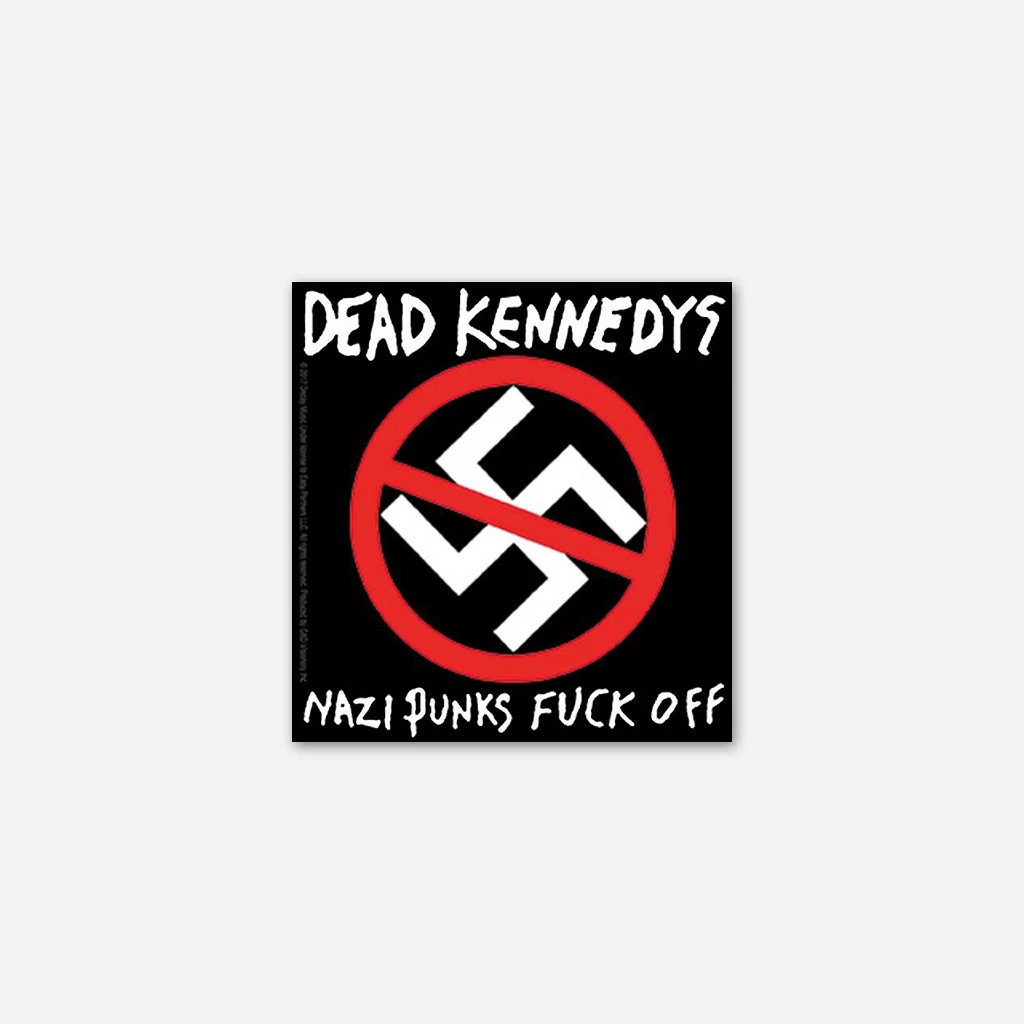 Dead Kennedys New Merch Nazi Punks Fuck Off Sticker