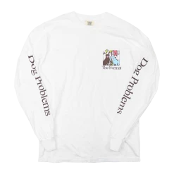The Format New Merch Dog Problems White Long Sleeve T-Shirt