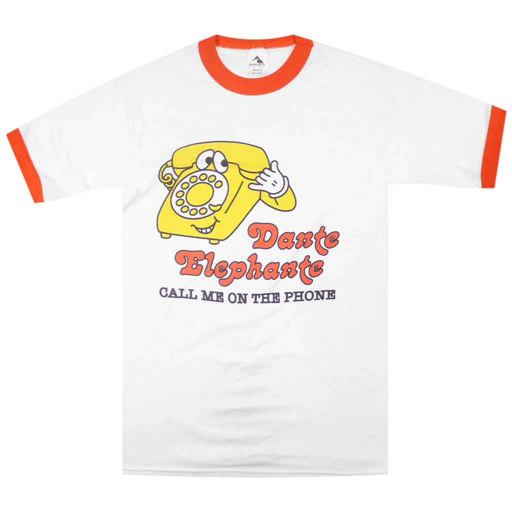 Dante Elephante New Merch Call Me On The Phone Ringer T-Shirt